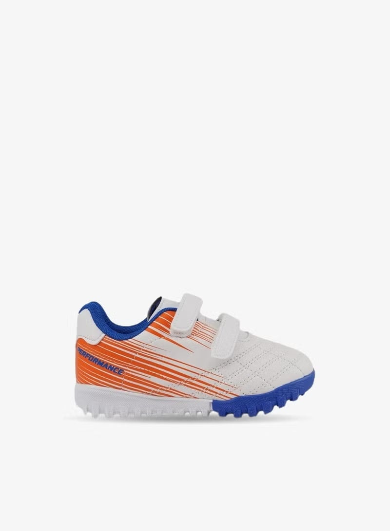 Cool Kids Ronaldo White Boys Indoor Football Shoes - Image 1